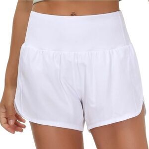 THE GYM PEOPLE Womens High Waisted Quick Dry Athletic Workout Shorts